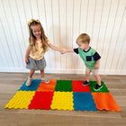 Kore Design Locking Sensory Tactile Tiles - Assorted Colors - 11.8" x 11.8" x 0.6" - Set of 6-Perfect size for kids to use: Each sensory play mat is approximately 11.8 x 11.8 inches (30 x 30 cm), providing the perfect size for kids to use. These mats are easily stored for prolonged use and can be assembled into a puzzle