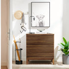 Modway Render Large 3-Drawer Nightstand - Walnut-Assembly Required