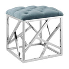 Modway Intersperse Ottoman - Sea Blue-Modern Bed or Living Room Ottoman