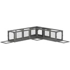 PawHut 98" Cat Tunnel Outdoor with Combinable Design, Doors - Dark Grey-Linkable design allows endless options with four entrances to connect the tubes