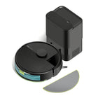 iRobot Roomba 105 Robot AutoEmpty Dock Combo-Up to 75 Days Hands-Free Cleaning. Dirt and dust stay gone because it empties into the AutoEmpty dock with a bag that traps 99% of allergens as small as 0.7 microns. That means no mess or cloud of dust when you empty it. Just drop the used bag into the trash and put a new one in the base—clean and simple
