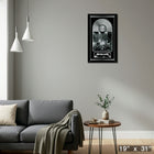 Metallica Live Music Cover with Silver Vinyl - Framed Print - 19" x 31"-Ready to hang - arrives fully assembled