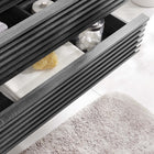 Modway Render 36" Wall-Mount Bathroom Vanity Cabinet - Charcoal-MDF and Particleboard