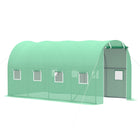Outsunny Walk-in Tunnel Greenhouse- Garden polytunnel greenhouse, plenty of growing room for your garden and outdoor areas 
 