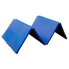 Soozier - Tapis De Gymnastique Pliant 4 pi L x 8 pi L x 2 po P - Tapis D’Exercice Avec Poignées Pour Yoga - Mma - Arts Martiaux-Housse en PU fermée par une fermeture éclair    