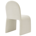 Modway Junia Boucle Upholstered Arch Armless Dining Chair - Cream-8
