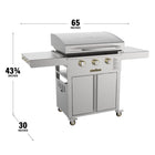 Blackstone 28" Select Griddle with Hood-28" high-efficiency Omnivore griddle plate heated by 3 independently controlled burners