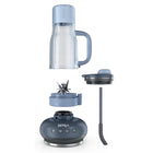 Ninja BlendBOSS Tumbler Blender with 26oz Travel Tumbler & Removable Straw - Cyberspace-A 1200-peak-watt motor base effortlessly crushes ice to snow and blends all your favorite ingredients
