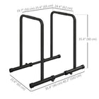 Soozier Push Up Bars-Two height settings at 80cm and 90cm enhance exercise variations