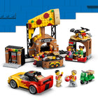 LEGO My City Pizza Delivery Experience with Vehicles-Turn the dial and see the flames flicker as pizzas are conveyed into the oven