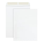 Staples Gummed White Catalogue Envelopes - 10" x 13" - 100 Pack-Overlapping centre and bottom seams provide a sturdy finish that resists bursting or tearing