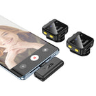 HOCO Wireless Microphones for Type C Adapter and Charging Case-Wide compatibility with smartphones, cameras and other recording devices