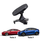 Mighty Mount MagSafe 15W Wireless Charger Mount - Tesla Model 3/Y Base-Magnetic Marvel: Secures your phone with the magic of magnets – no grips, just pure attraction