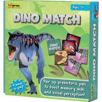 Teacher Created Resources Dino Match Game - Set of 78-This beginner game boosts visual discrimination and memory skills as players flip over cards to make matches
