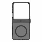 ITSKINS Hybrid_R Case Hinge with MagSafe Galaxy Z Flip 7 - Smoke/Transparent-Compatible with MagSafe chargers and accessories