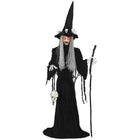 Outsunny 5.6' Animated Witch Halloween Decoration-Life-sized 67" (170 cm), realistic witch design adds a spooky focal point to your decor 