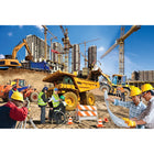 MOJO Construction Zone Floor Puzzle - 48 Pieces-Enhance children's social skills and appreciation of similarities and differences as they piece together this colourful collage floor puzzle of children from around the world