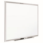 Quartet Standard Dry-Erase Board - Aluminum Frame - 72" x 48"-Satin-finish anodized-aluminum frame with a contemporary look