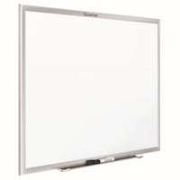 Quartet Standard Dry-Erase Board - Aluminum Frame - 72" x 48"-Satin-finish anodized-aluminum frame with a contemporary look