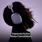 Apple AirPods Max 2 (USB-C) - Midnight-Conversation Awareness lowers the volume of what’s playing to make it easy to talk to those around you and Transparency lets outside sounds in so you can interact with your surroundings