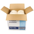 Victoria Bay 7" Compostable Round Plate - White - 8 Packs of 125-Unit Diameter 180 Mm