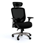 Staples Hyken XL Ergonomic Fabric Swivel Big & Tall Chair - Black-Built with extra width, a reinforced base, and unique adjustability to support Big & Tall users 