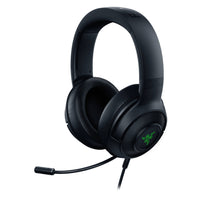 Razer Kraken V3 X Wired USB Gaming Headset-Enjoy richer trebles, brighter sound, and powerful bass with patented 3-part audio driver design that focuses on high, mid, and low audio frequencies