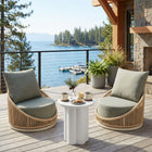 Zuo Kogur Side Table - White-Maximum Weight Capacity: 110