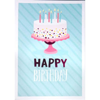Mill Brook Studio Birthday Greeting Cards & Envelopes - 5-3/8" x 7-3/4" - Cake - 18 Pack-Premium quality greeting cards