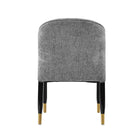 Manhattan Comfort Ola 21.46" Modern Chenille Upholstered Dining Chair - Grey-Delivered to you Fully Assembled! No Assembly Required