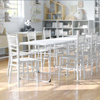 Flash Furniture Kids Resin Chiavari Chair - White-330 lb. Weight Capacity