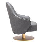 Zuo Withby Accent Chair - Grey-Dimensions: 31.5" L x 28.0" W x 36.4" H