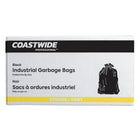 Coastwide Professional Garbage Bags - Strong - 35" x 50"- Black - 125 Pack-Side seamed & Seamless bottom for extra strength