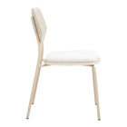 Zuo Zeal Dining Chair - Light Grey/Beige - Set of 4-3 year limited warranty