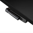 Ezywork Manual Height Adjustable Standing Desk - 48" x 24" - White Frame / Black Table Top-Weight Capacity: 132 lbs