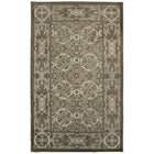Avocado Decor Valentine Flower Rectangular Area Rug - 2.3' x 7.2' - Brown/Ochre-Brown/Ochre, Viscose