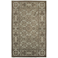 Avocado Decor Valentine Flower Rectangular Area Rug - 2.3' x 7.2' - Brown/Ochre-Brown/Ochre, Viscose