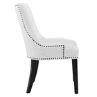 Modway Marquis Fabric Dining Chair - White-Non-Marking Foot Pins