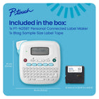 Brother P-touch PT-N25BT Personal Connected Label Maker with Btag tape-Fast, familiar & fun. An enlarged, fully intuitive QWERTY keyboard makes for easy-to-type labels and quick, efficient label-making.