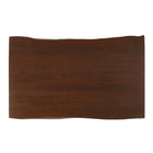 Modway Ardor 60" Live Edge Acacia Wood Acacia Wood Dining Table - Gold Walnut-Assembly Required