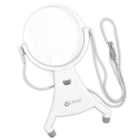 OttLite 4" Hands-Free LED Magnifier - White-Crystal-clear rimless lens for uninterrupted viewing