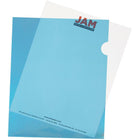 JAM Paper Plastic Sleeves - 9" x 12" - Blue - 12 Pack-Plastic Sleeves are great for holding, protecting, and organizing important documents, job tickets & orders, invoices and more!