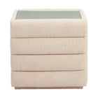 Zuo Soffice Nightstand - Beige-3 year limited warranty