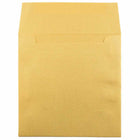 JAM Paper 6.5" x 6.5" Square Metallic Invitation Envelopes - Stardream Gold - 25 Pack -Size: 6 1/2 x 6 1/2 inches