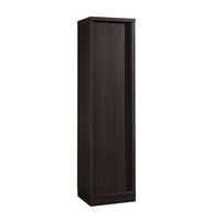 Sauder Merton Hall Storage Cabinet - Dakota Oak-Multi-room storage: This functional cabinet can meet your storage needs in a variety of rooms – living room, kitchen, office, or laundry/utility