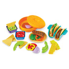 Learning Resources New Sprouts Taco Set - Set of 28-Realistic Play Food and Accessories! From a taco stand and tortilla holder to dippable chips and guac, this set of play food for kids' kitchens is ready for pretend feasts!