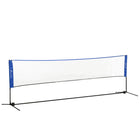 Soozier Portable Badminton Net-42.1"-61" (107-155 cm) adjustable heights for badminton, tennis, pickleball and volleyball
