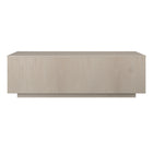 Hudson&Canal Paxton 48"W Rectangular Coffee Table - Alder White-Table is made of high-quality and durable MDF materials
