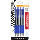 Zebra Sarasa Dry Gel Pens Retractable – 0.7 mm – Blue – 4 Pack-Smooth flowing, low viscosity, evolutionary rapid dry gel ink