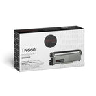 Premium Tone Brother TN660 ,TN-660 Compatible Toner Cartridge - High Yield - Black-Manufacturer : Nu-Tone Brand